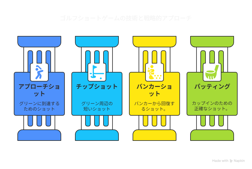 ショートゲームショットの種類
